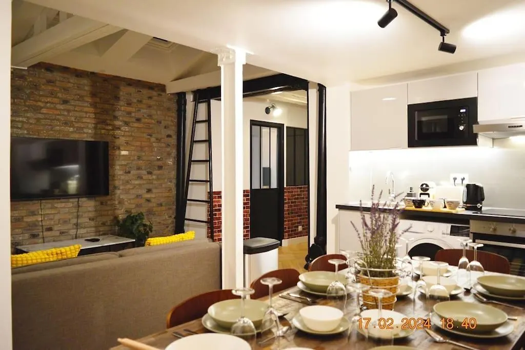Magnificient Parisian Flat - Parisian Heart Apartamento 0*, Paris França